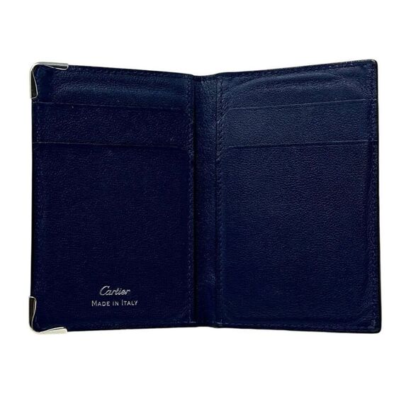 Cartier Black Leather 4-Credit Card Holder - Picture 5 of 6